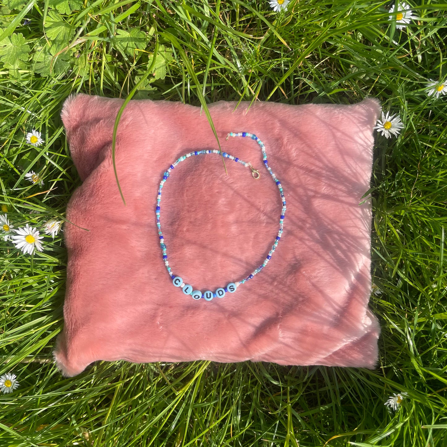'clouds' Kette blau