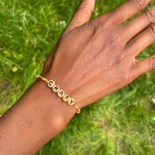 'crazy' Armband orange