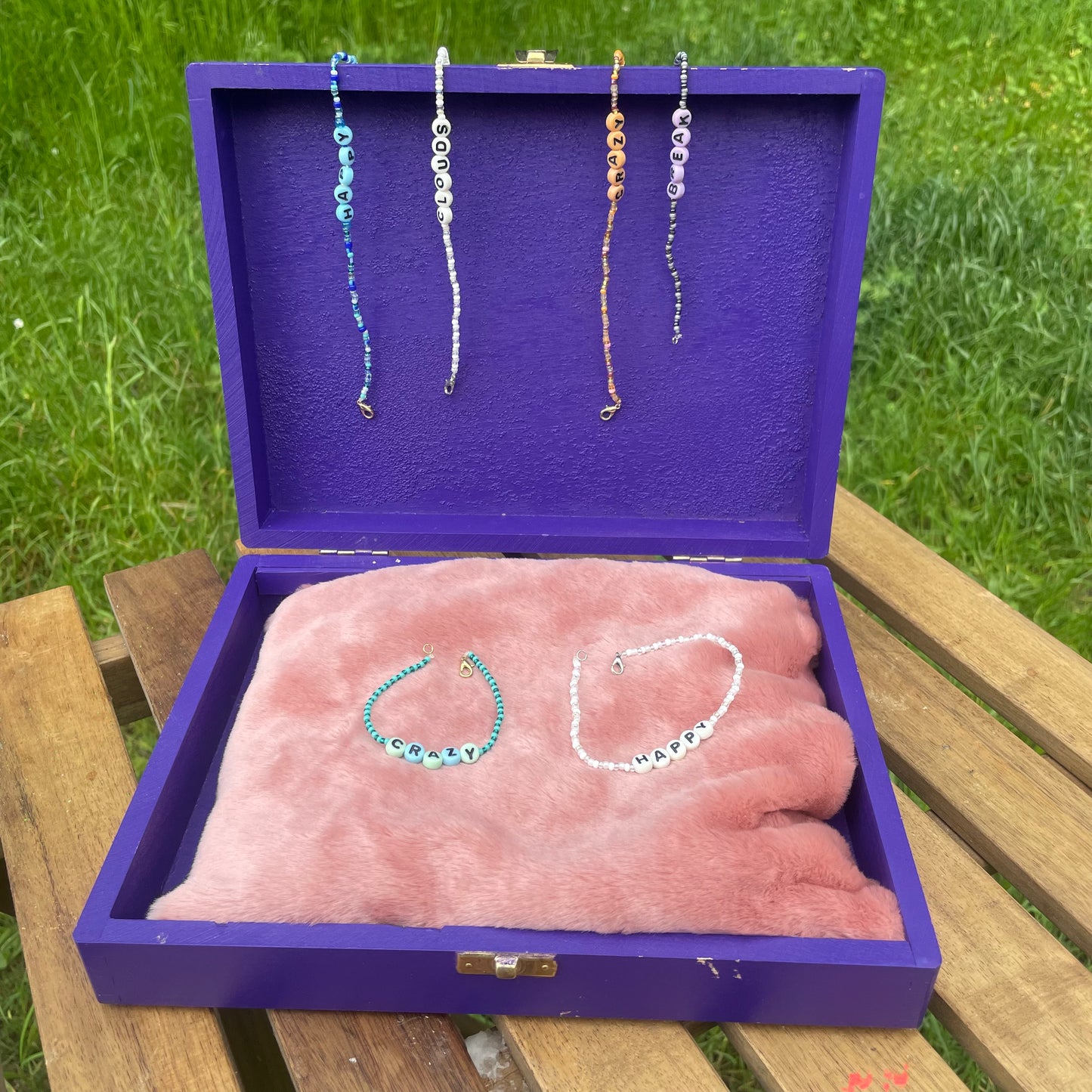 'crazy' Armband orange