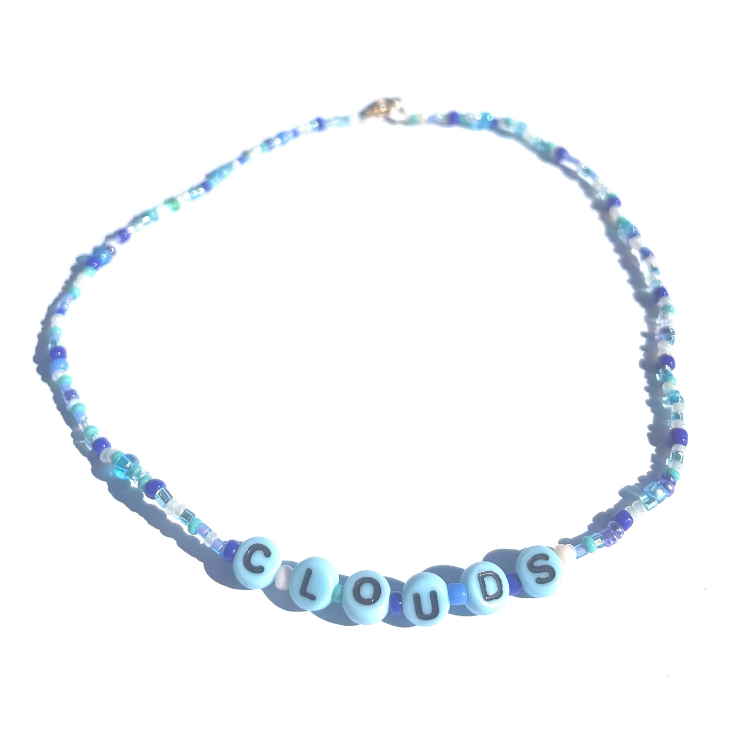 'clouds' Kette blau